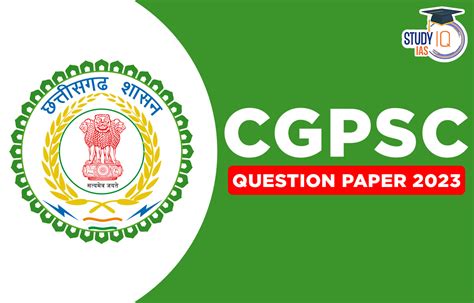 Read Online Cgpsc Question Paper 