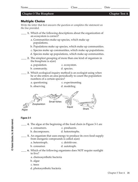 Ch 3 1 The Biosphere Guided Reading Worksheet Biosphere Worksheet Answers - Biosphere Worksheet Answers
