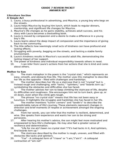 Ch 36 Review Packet Answer Key