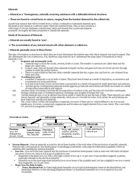 Ch 5 Geo Class 10 Notes