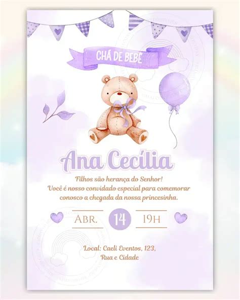 Chá De Bebe Convite