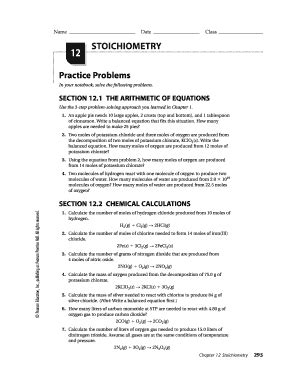 Read Ch 12 Stoichiometry Workbook Answers Pearson File Type Pdf 