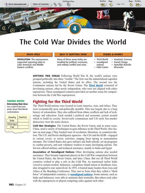 Download Ch 33 Section 4 The Cold War Divides World Answers Guided Reading 