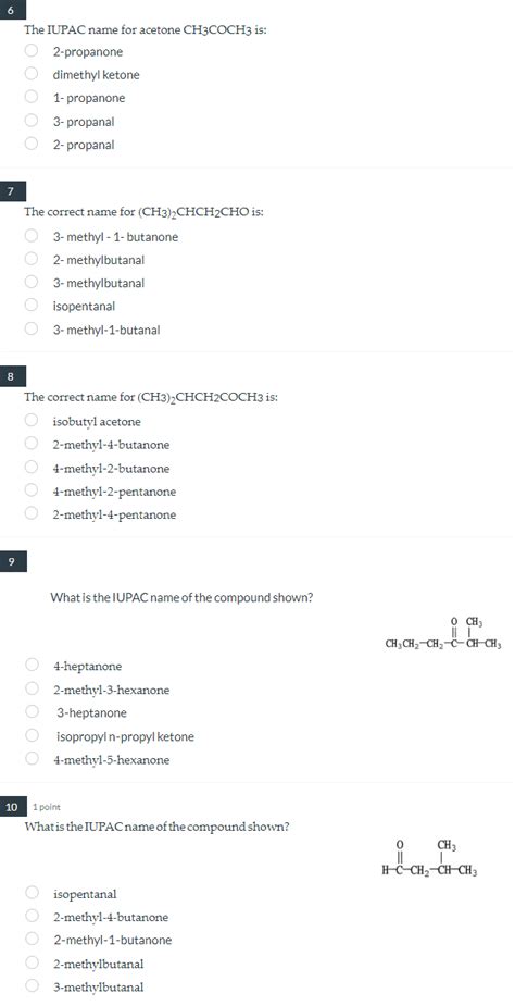 Ch3coch3 Iupac Name