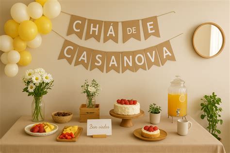 Cha De Casa Nova Simples