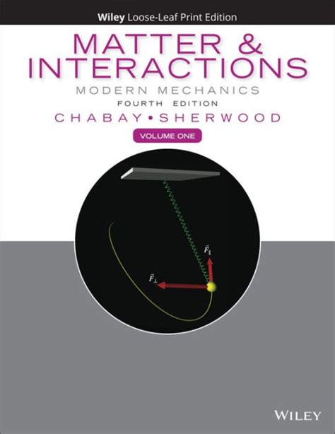 Full Download Chabay Matter Interactions Solutions File Type Pdf 