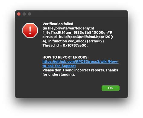 Chain Incomplete Error Imagemanager