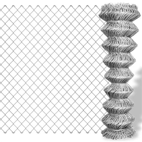 Chain Link Fence Galvanised Steel 25x1 M Silver How Much Does Chain Link Fence Cost - How Much Does Chain Link Fence Cost