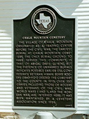 chalk mountain texas