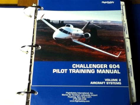 Read Challenger 604 Pilot Training Manual File Type Pdf 