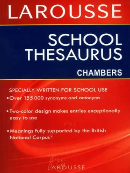 Chambers School Thesaurus, 3rd Edition