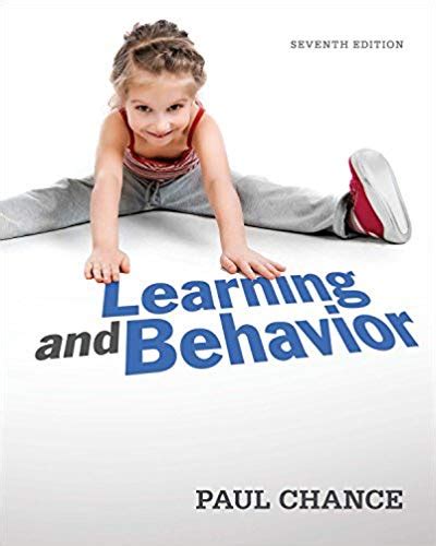 Read Online Chance Paul Learning And Behavior 7Th Edition 