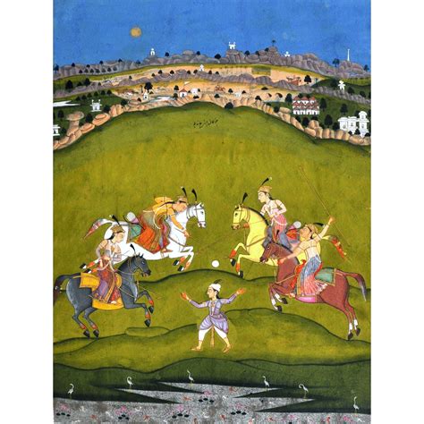 Chand Bibi Playing Polo