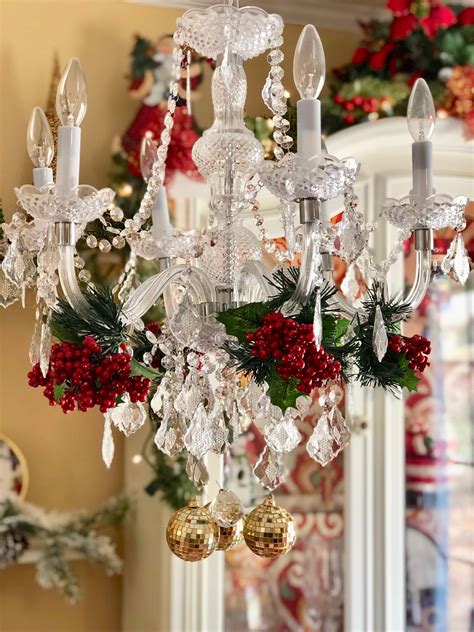 chandelier christmas decor