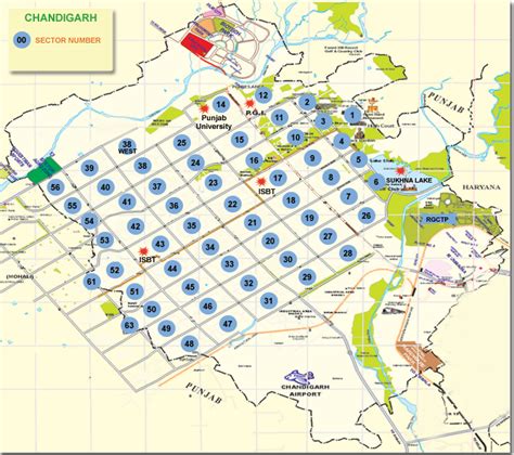 chandigarh map sector wise manager