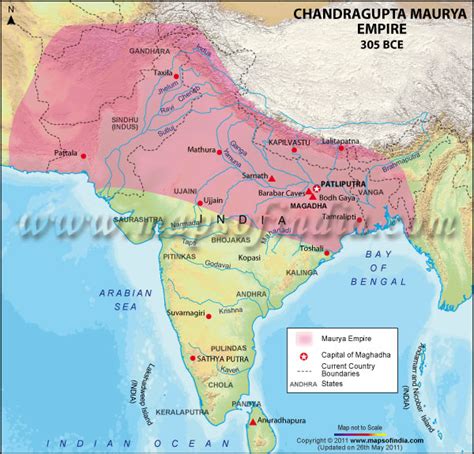 Chandragupta Maurya Map