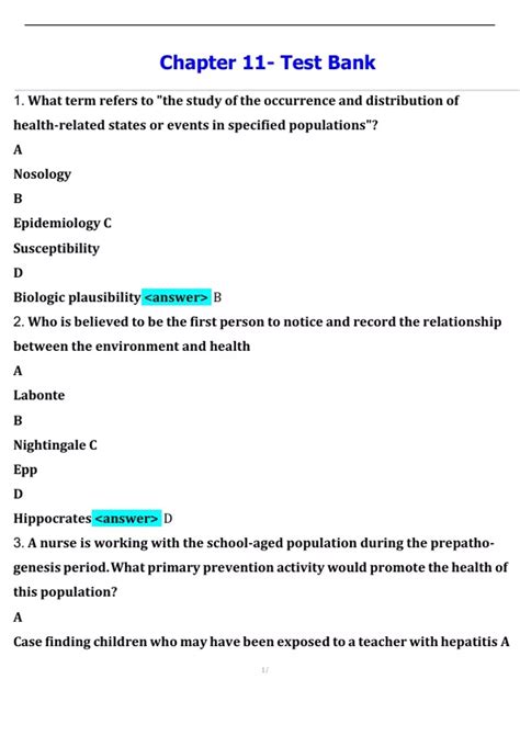 Chang Test Bank Chapter 11