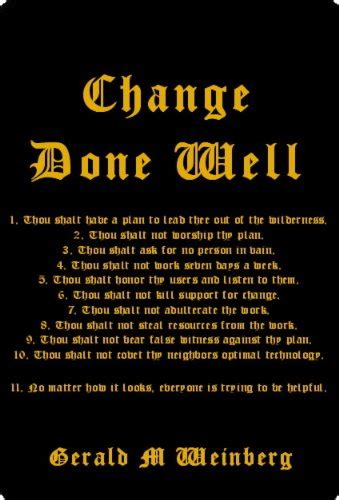 change done well quality software book 9 english