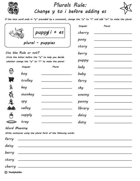 Change The Y To Ies Worksheets Learny Kids Y To Ies Worksheet - Y To Ies Worksheet