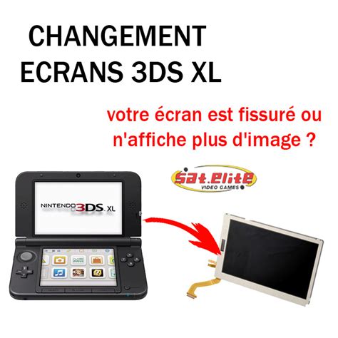 Changer Ecran Bas 3ds Xl   3ds Nintendo 3ds Sur Rue Du Commerce - Changer Ecran Bas 3ds Xl