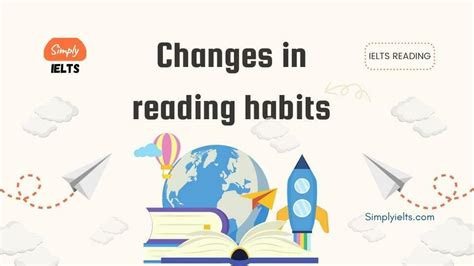 changes in reading habits | GII CHI TIT THI IELTS READING Changes