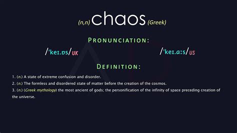 chaos meaning