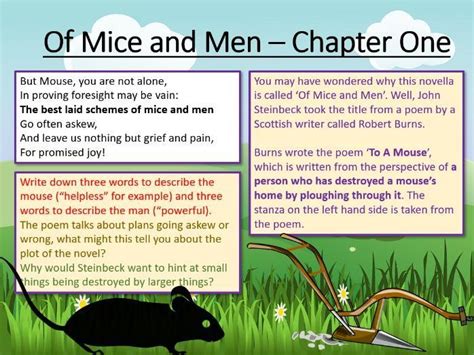Chapter 1 Of Mice And Men Quiz