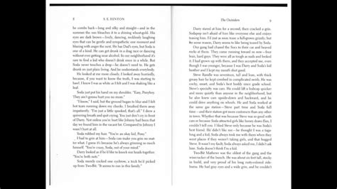 Chapter 1 Of The Outsiders Summary