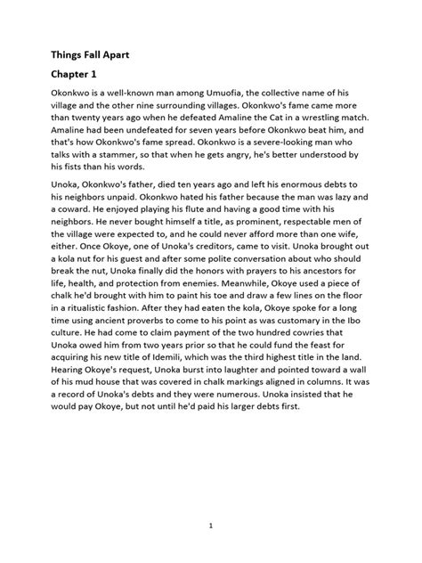 Chapter 1 Of The Things They Carried
