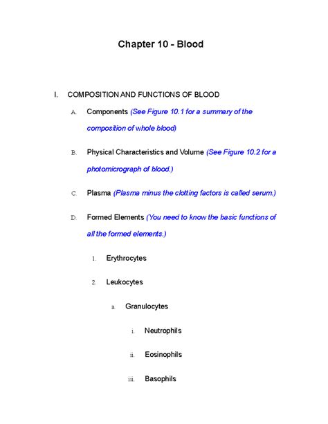 Chapter 10 Blood Packet Key