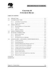 Chapter 10 Concrete Decks