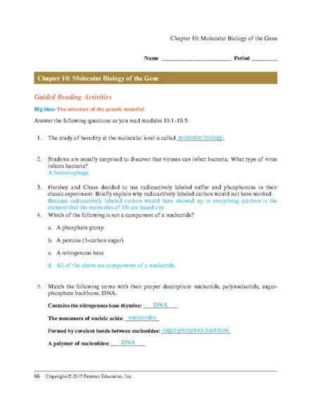 Chapter 10 Guided Reading Answers Rentmyore