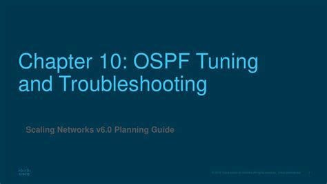 Chapter 10 Ospf Tuning And Troubleshooting Cnacad