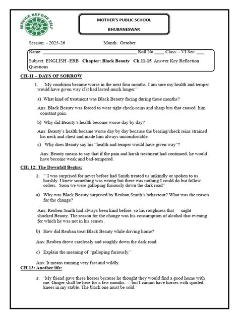 Chapter 11 15 Resources Answer Key