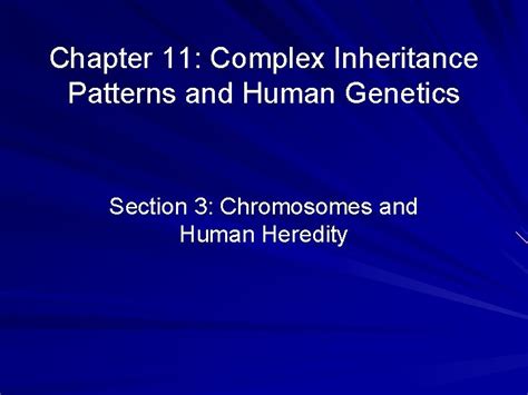 Chapter 11 Complex Inheritance And Human Heredity Study Guide Answers