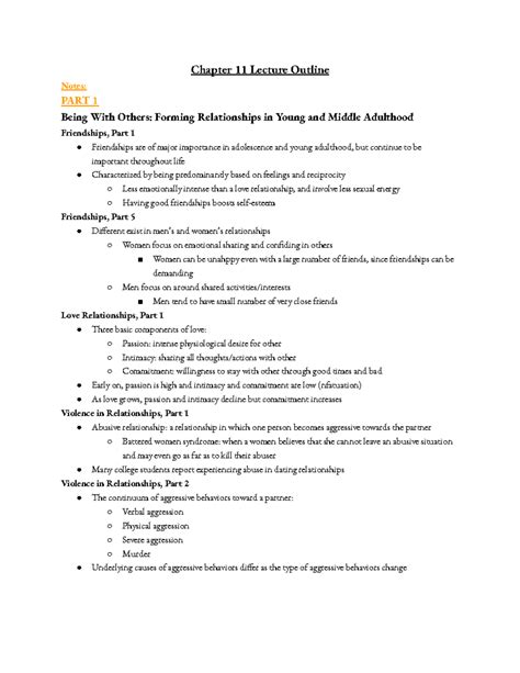 Chapter 11 Lecture Notes The Structure Of Dna
