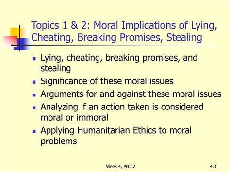 Chapter 11 Lying Cheating Breaking Promises And Stealing