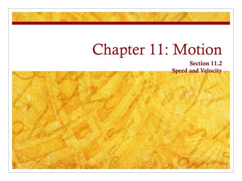 Chapter 11 Motion Section 11 1 Distance And Displacement