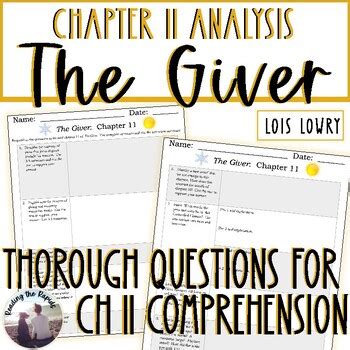 Chapter 11 Of The Giver