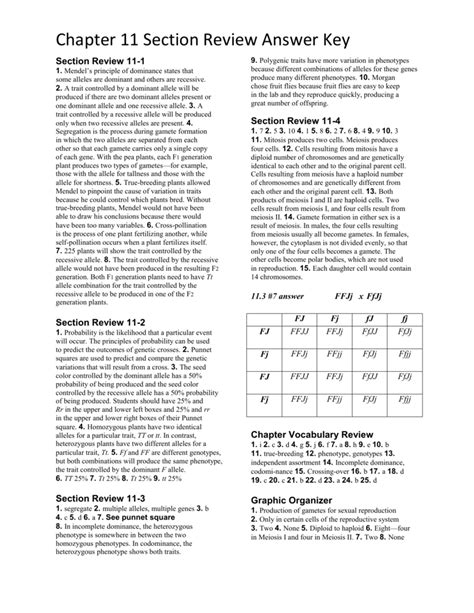 Chapter 11 Section 11 4 Meiosis Answer Key Rklein