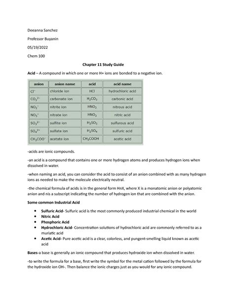 Chapter 11 Study Guide Chemistry Stoichiometry Answer Key