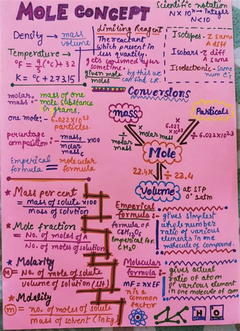 Chapter 11 The Mole Answer Key