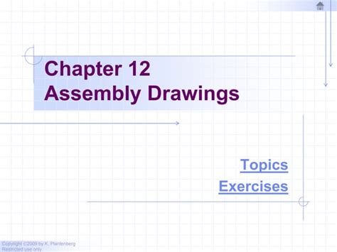 Chapter 12 Assembly Drawings Universiti Teknologi Malaysia