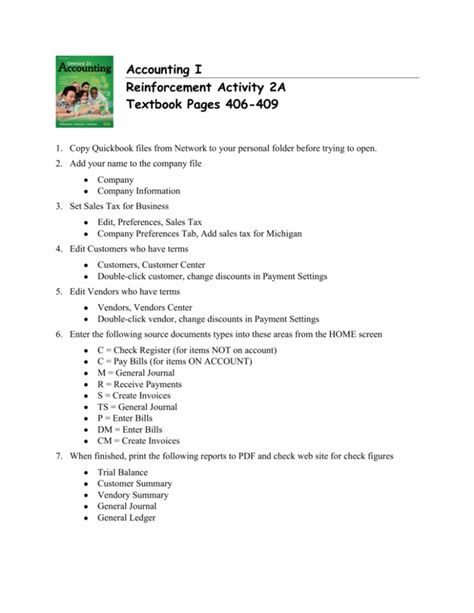 Chapter 13 Reinforcement Activity 2a Answers