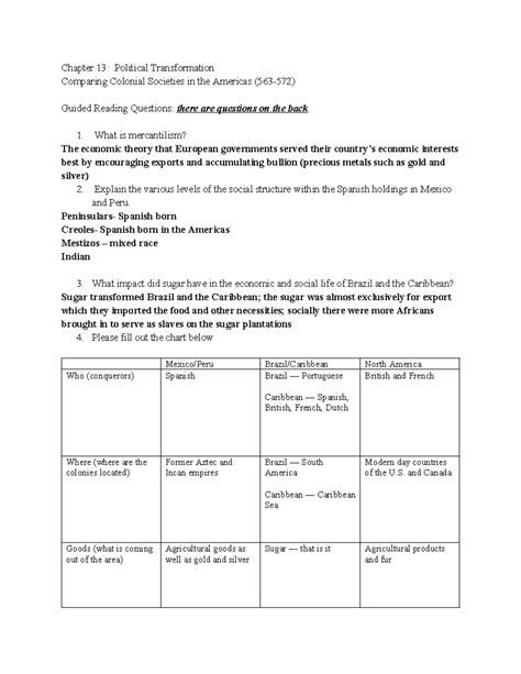 Chapter 13 Section 2 Guided Reading