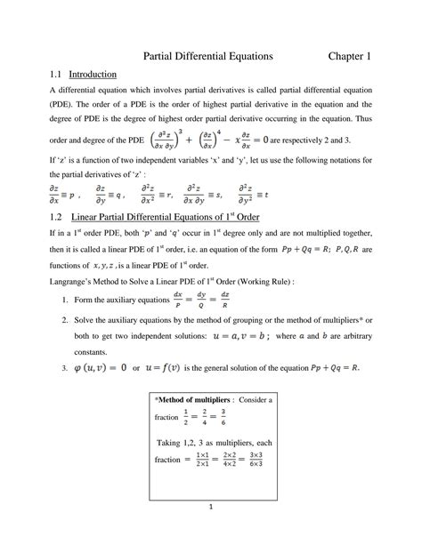 Chapter 13 Solving Partial Differential Equations