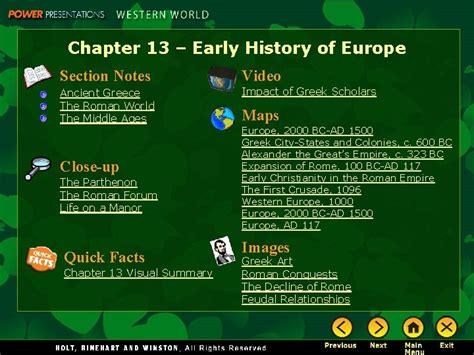 Chapter 13 The Early Middle Ages Test Answers