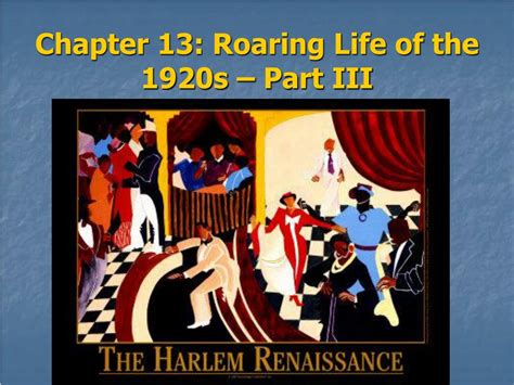 Chapter 13 The Roaring Life Of The 1920s Section 2