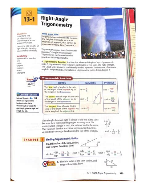 Chapter 13 Trigonometric Functions Test Form B