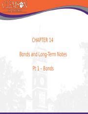 Chapter 14 Bonds And Long Term Notes
